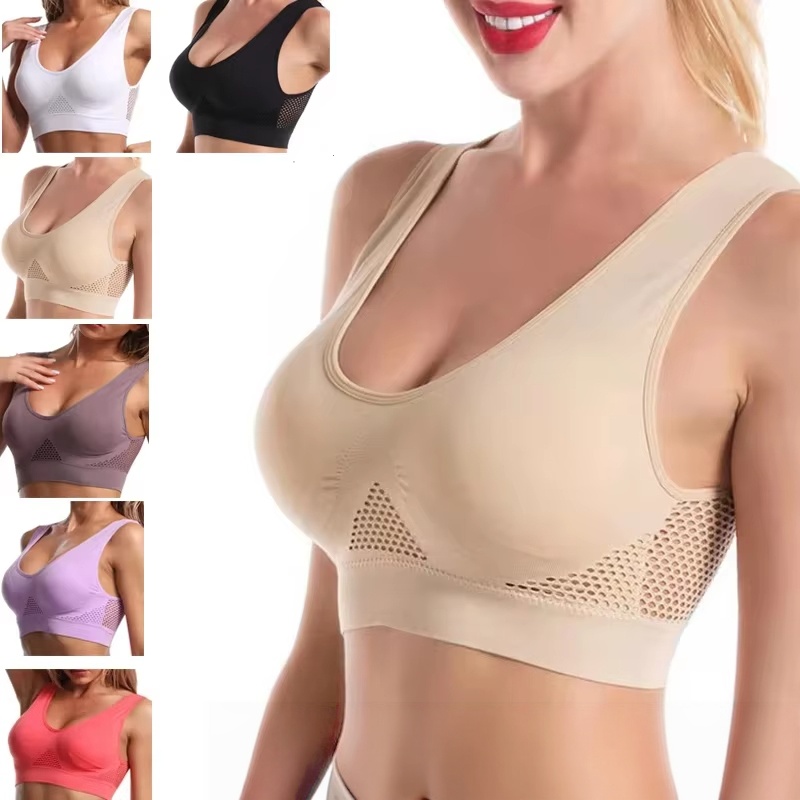 Full Coverage Bra - Plus Size 1pcs Women Sports Bras