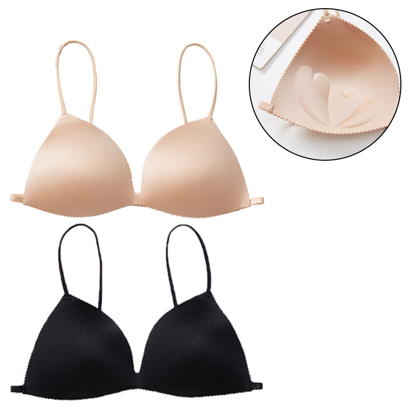 Push Up Bra Silicone - Women Stylish Silicone Bra Breathable Push