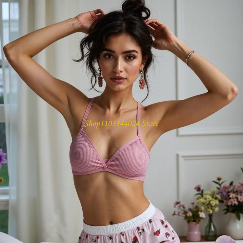 Cotton Bra Everyday - N5KE Wirefree Sports Bra Cotton Back