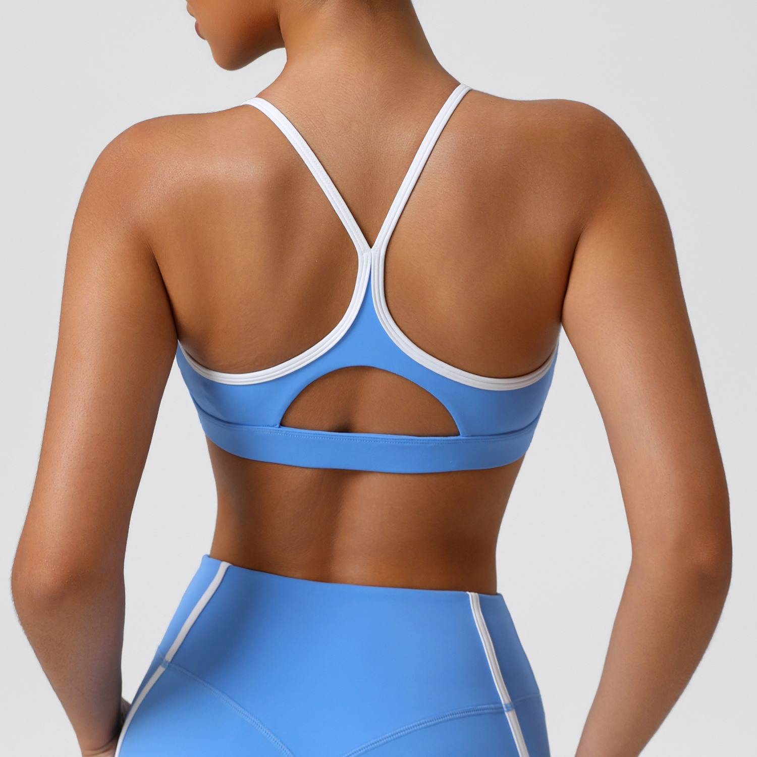Sports Bra Racerback - Stretchy Soft Sports Underwear Women High