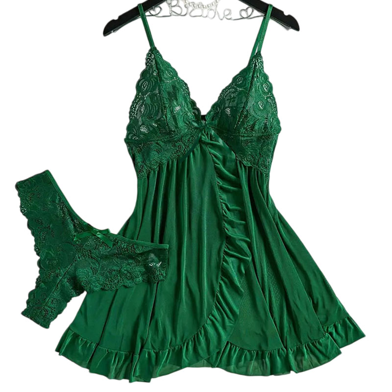Sheer Mesh Bra - Soft Sheer Nighty Pajamas Hotselling Nightgowns