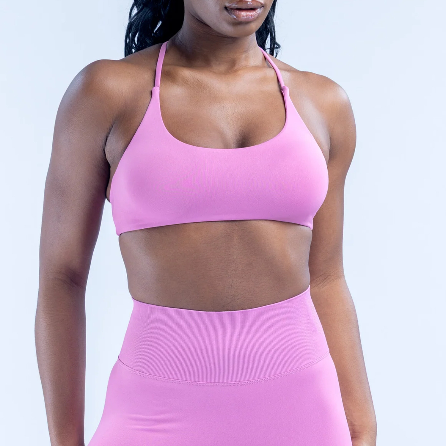 Sports Bra Racerback - LOGO Seamless Sports Bra Cross Gathering