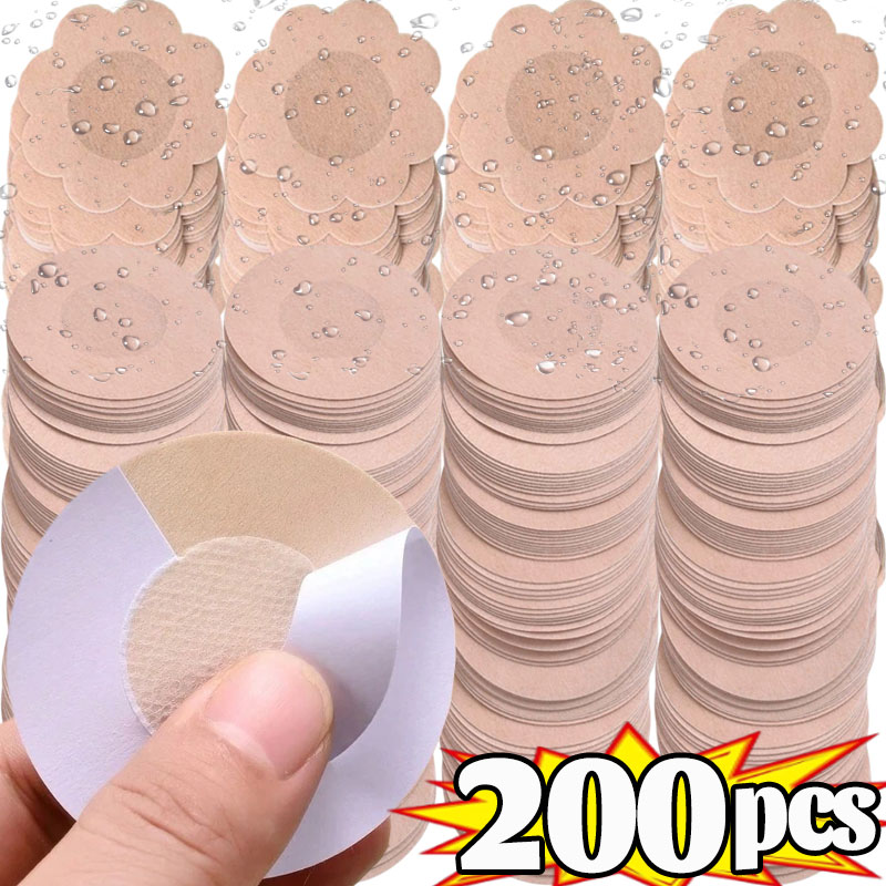 Strapless Bra Adhesive - 10/200PCS Women Nipple Cover Stickers Breast