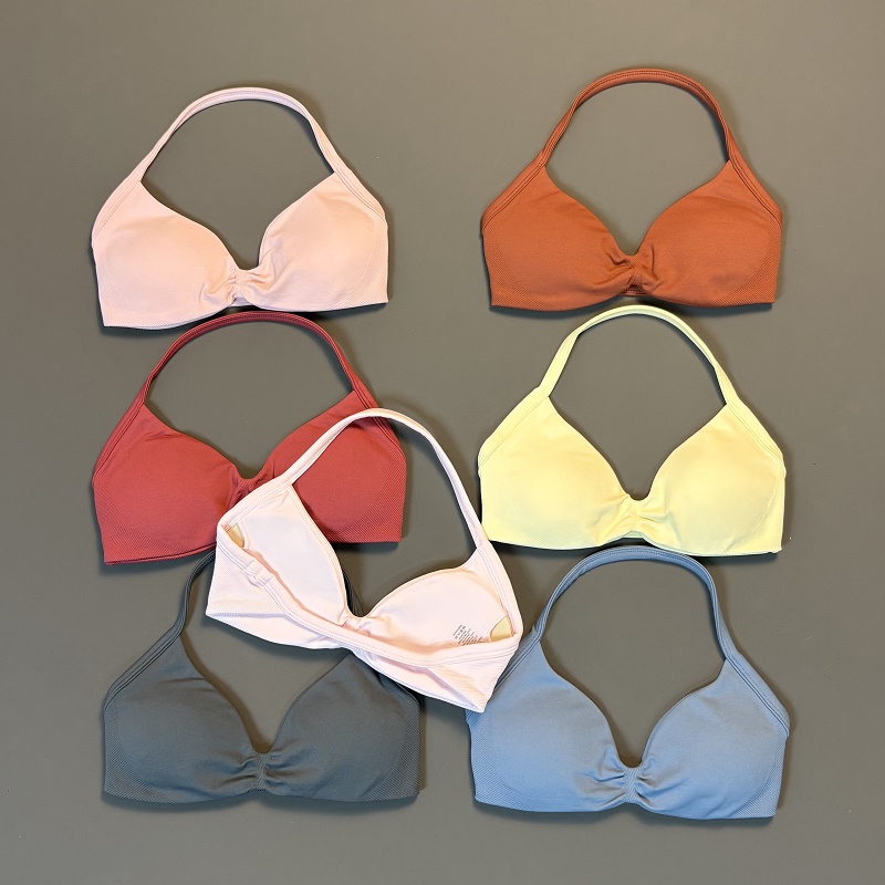 Sports Bra Racerback - HISTELLO Sports Bra Seamless Yoga Underwear