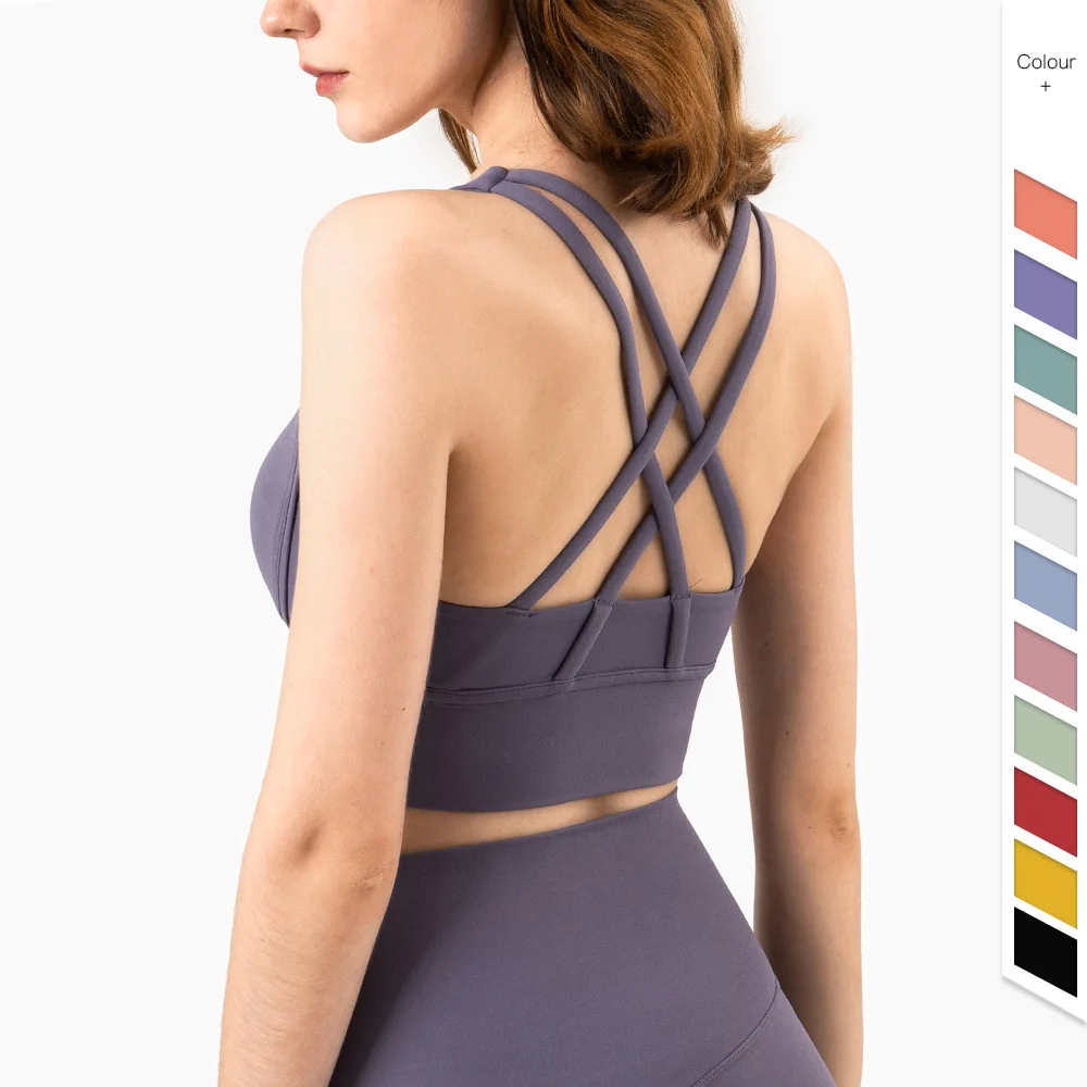 Sports Bra Racerback - Summer Fashion Cross Back Women Sport