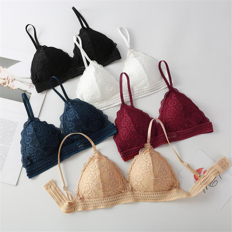 Lace Bralette Set - 2026 Women's Bra New French Triangle
