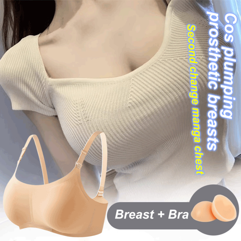 Mastectomy Bra Pocket - Silicone Fake Breast Forms Cosplay Breast