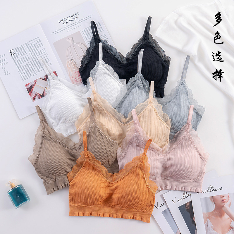 3D Sexy Lingerie Seamless Spor - огляд і ціна Lace Bralette Set