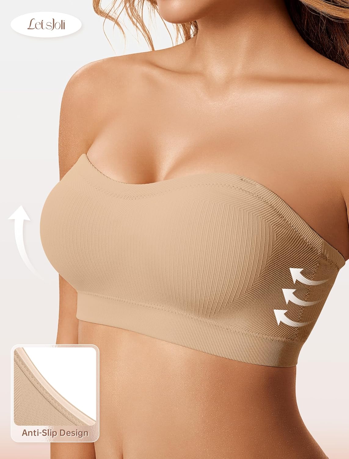 LetsJoli Push Up Strapless Bra - огляд і ціна Underwire Bra Padded