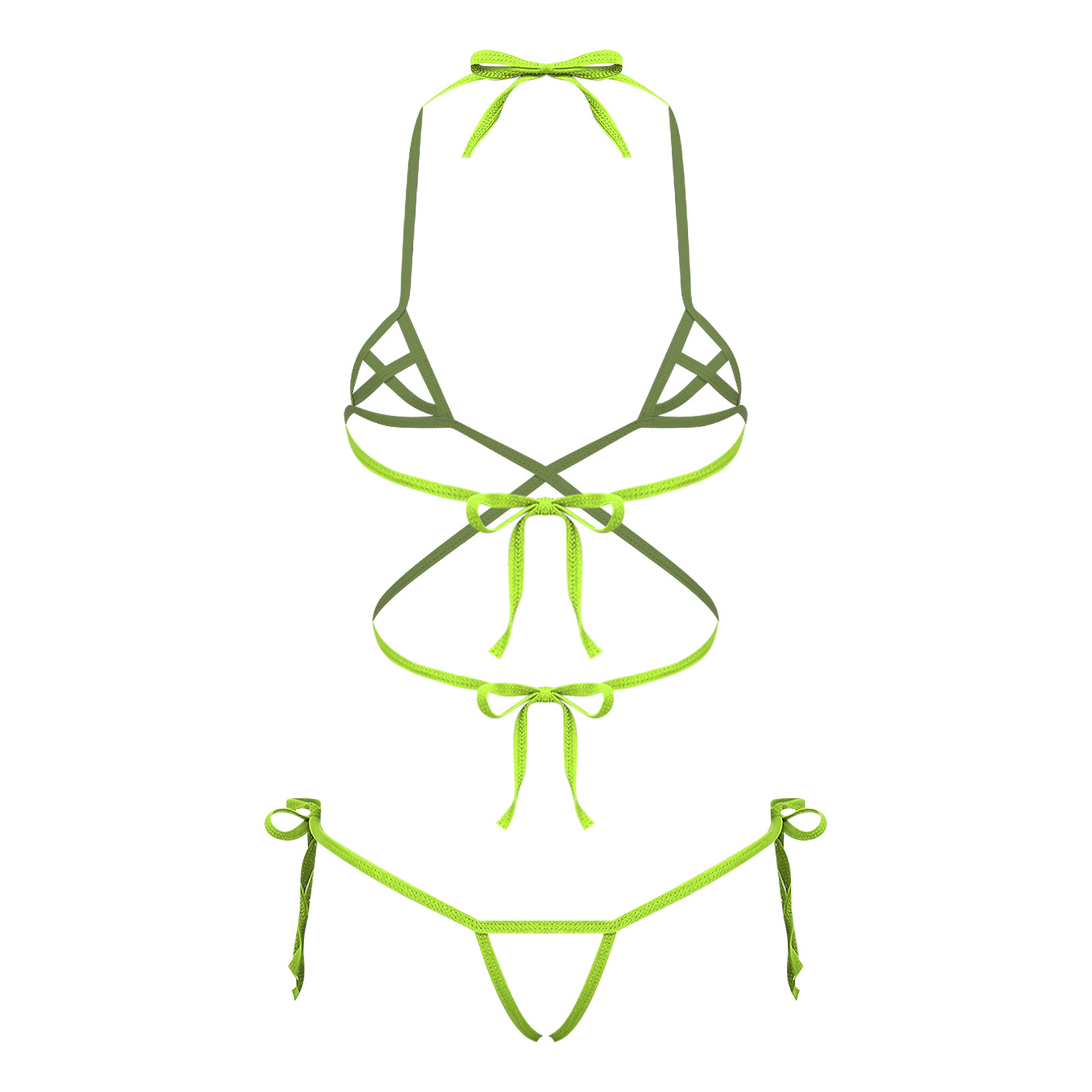 Womens Lingerie See Through Bi - огляд і ціна Lace Bralette Set