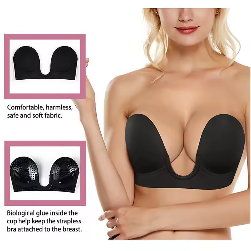 Invisible Push Up Bra Straples - огляд і ціна Backless Bra Sticky