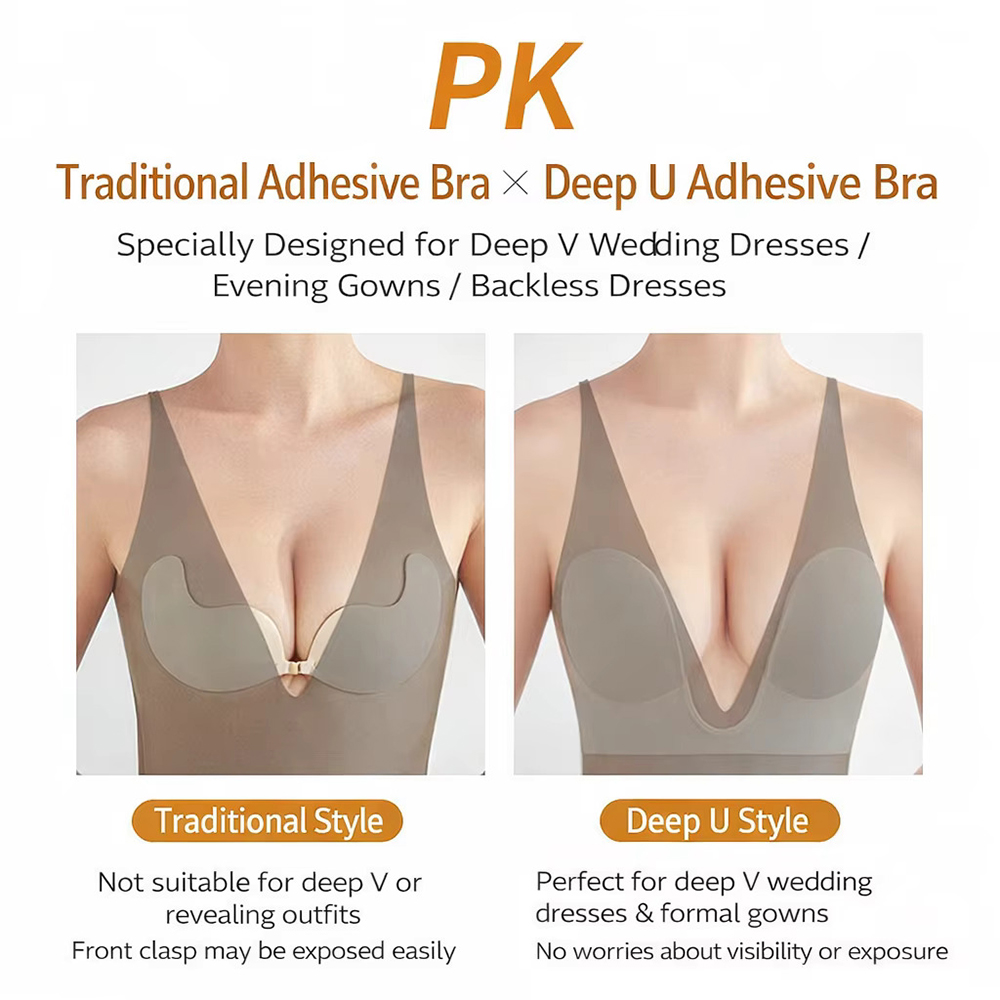 Invisible Push Up Bra Straples - огляд і ціна Backless Bra Sticky