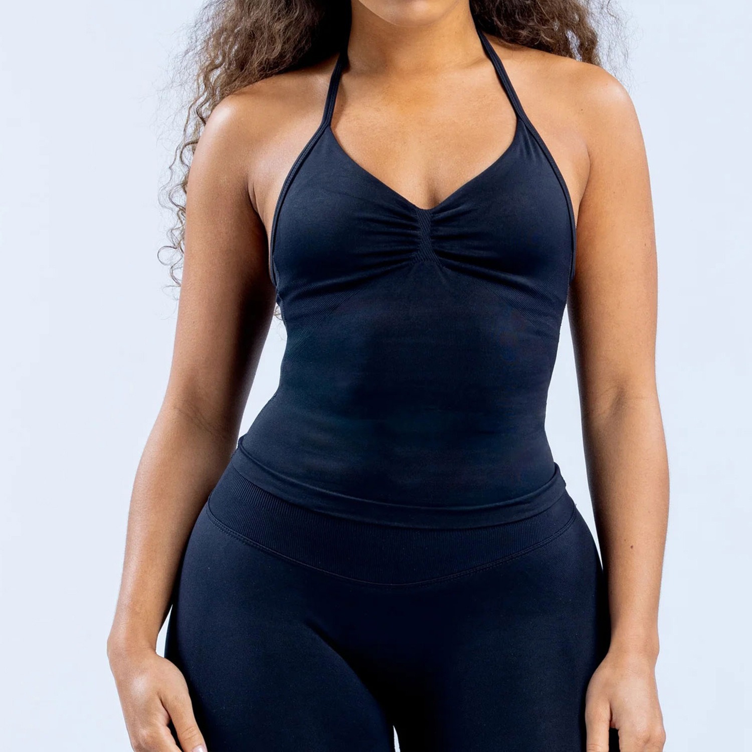 Women's Halter Neck Yoga Tank  - огляд і ціна T Shirt Bra Seamless