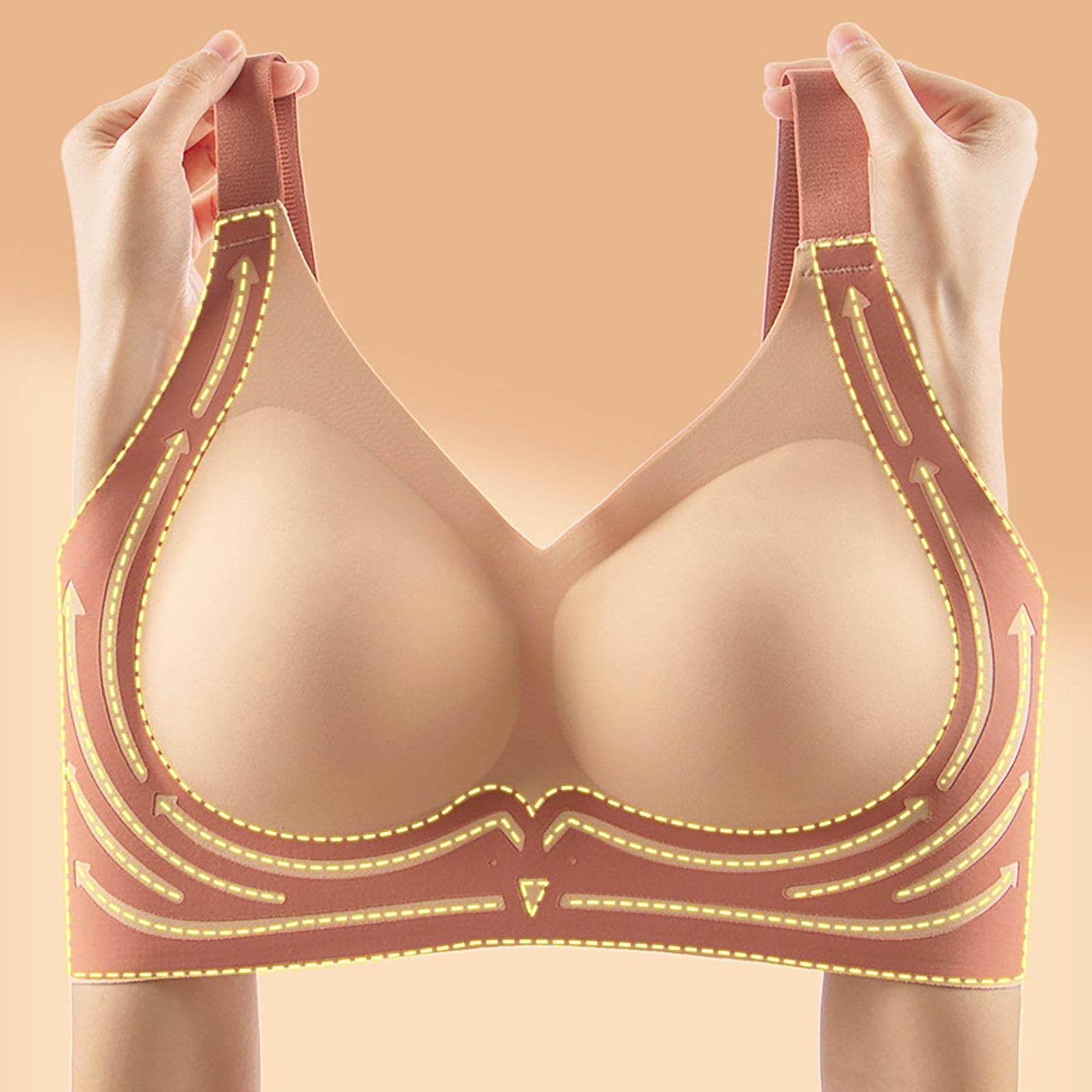Women Seamless Bras Plus Size  - огляд і ціна Sleep Bra Bralette