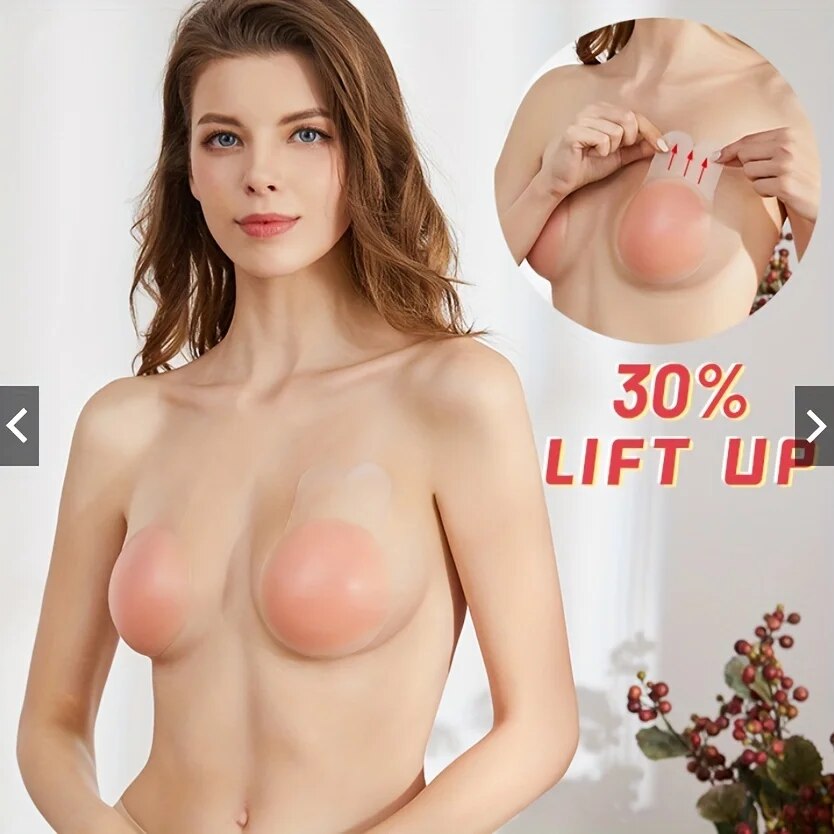 1Pairs Silicone Nipple Cover L - огляд і ціна Push Up Bra Silicone