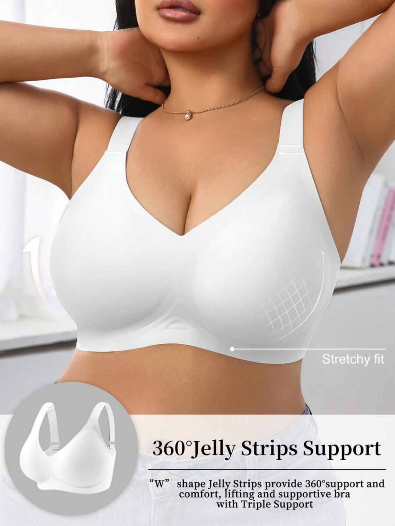 Women's High Support Sports Br - огляд і ціна Wirefree Bra Comfort