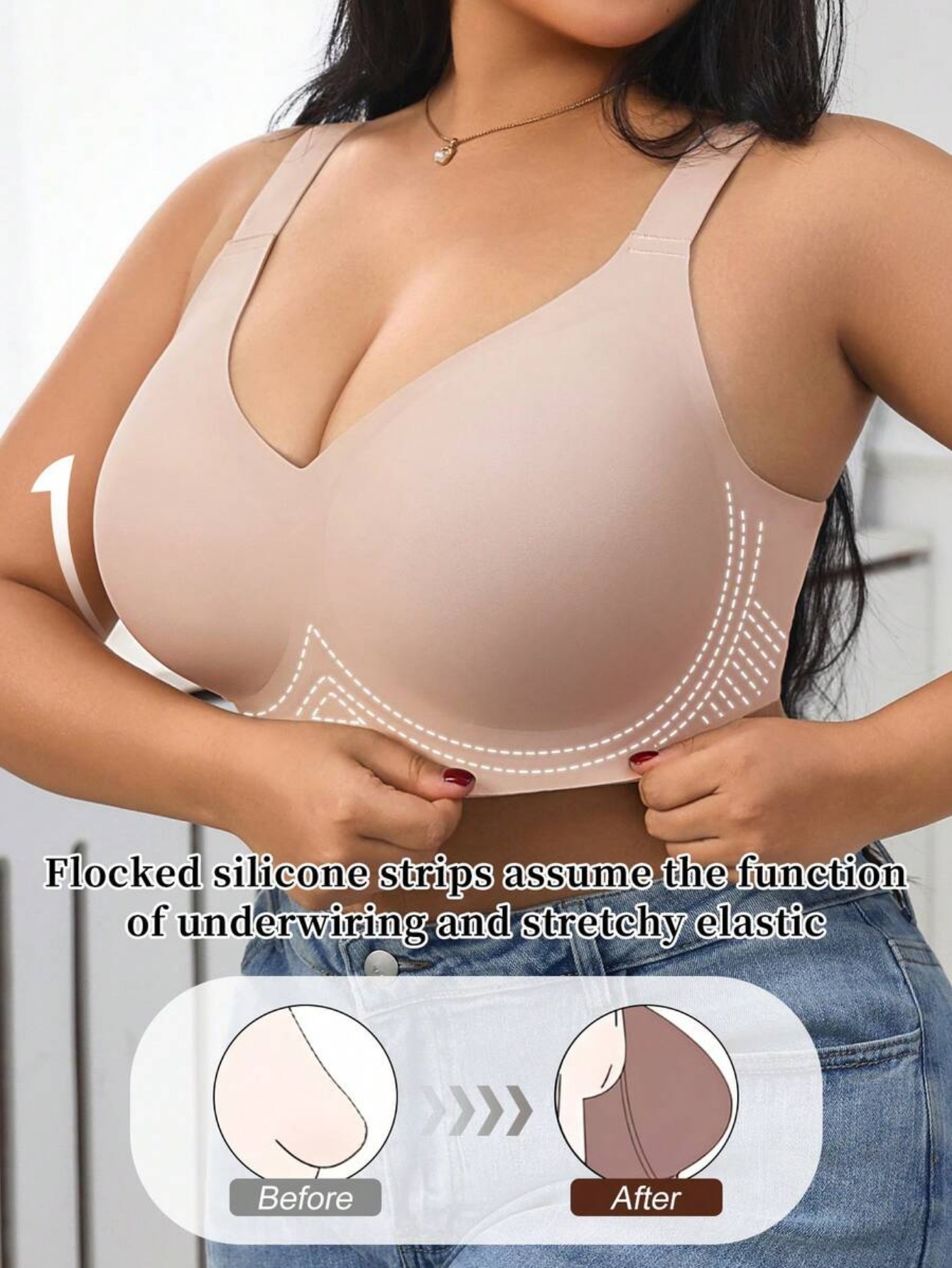 Women's High Support Sports Br - огляд і ціна Wirefree Bra Comfort