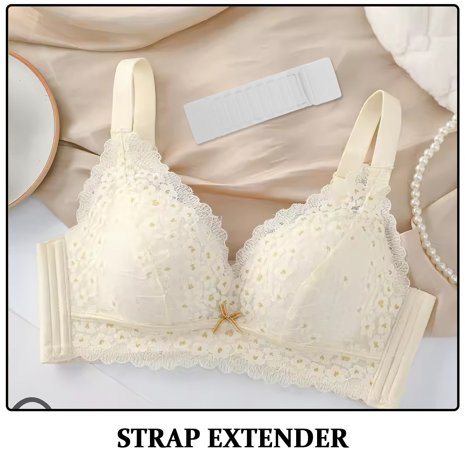 6Pcs Bra Buckle Extender White - огляд і ціна Sports Bra Racerback