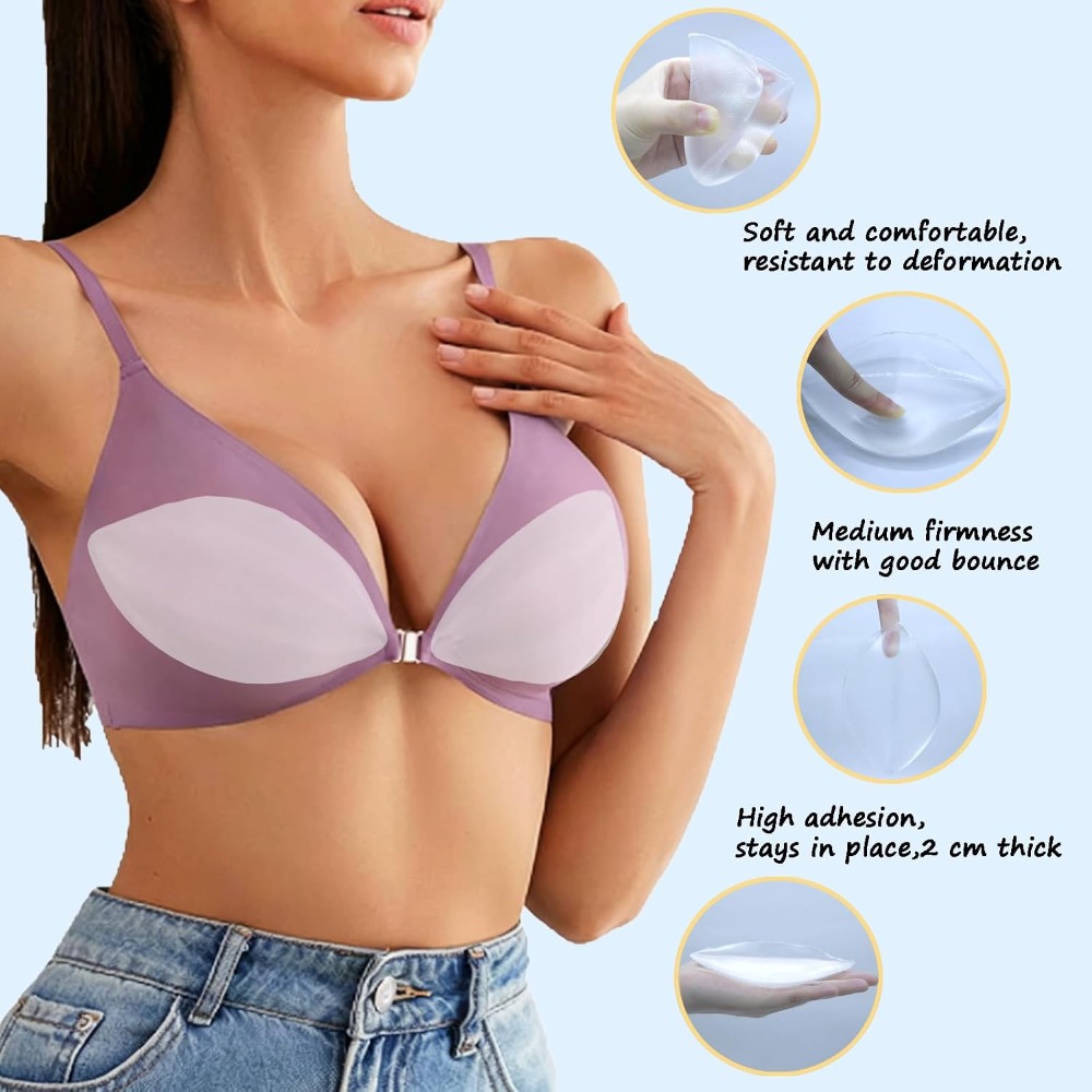 Adhesive Silicone Bra Inserts  - огляд і ціна Push Up Bra Silicone