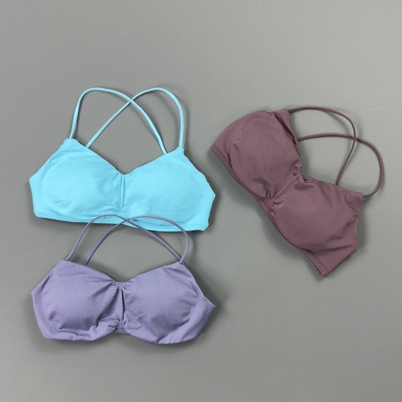 HISTELLO Front Ruched Cross Ba - огляд і ціна Sports Bra Racerback