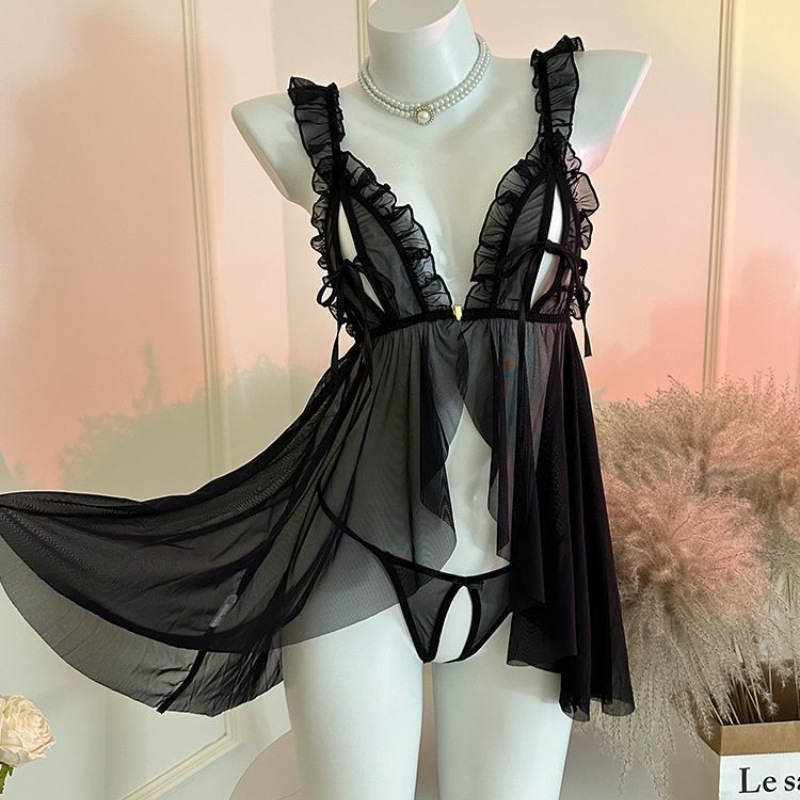 Women Pajamas Set Lace Open Br - огляд і ціна Lace Bralette Set