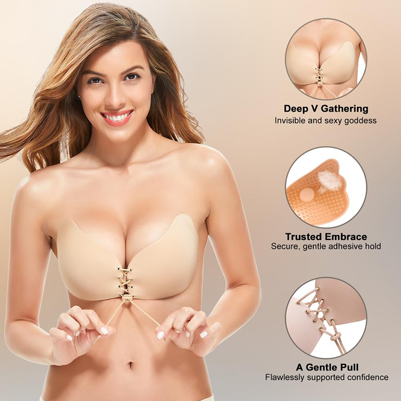 1/2 Pairs Women Summer Backles - огляд і ціна Strapless Bra Adhesive