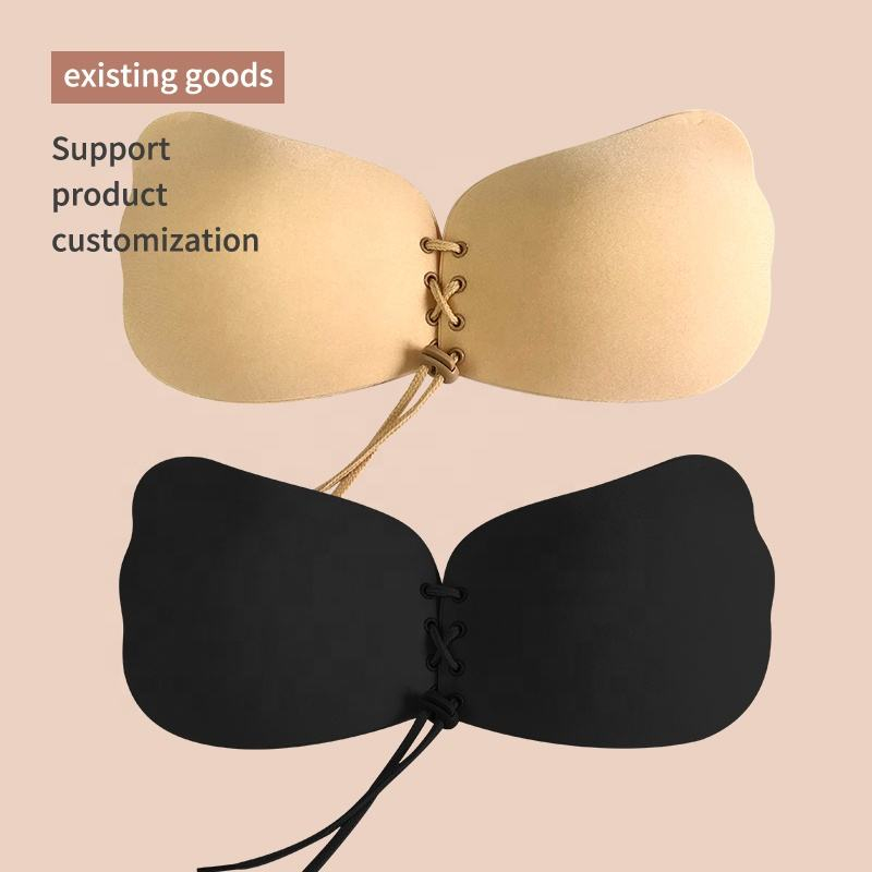 Wing shaped drawstring nude ba - огляд і ціна Strapless Bra Adhesive