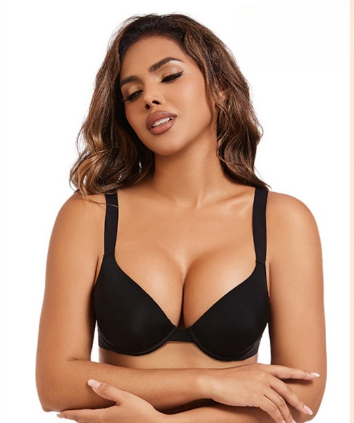 2025 Women's Plus Size Push Up - огляд і ціна Demi Bra Balconette