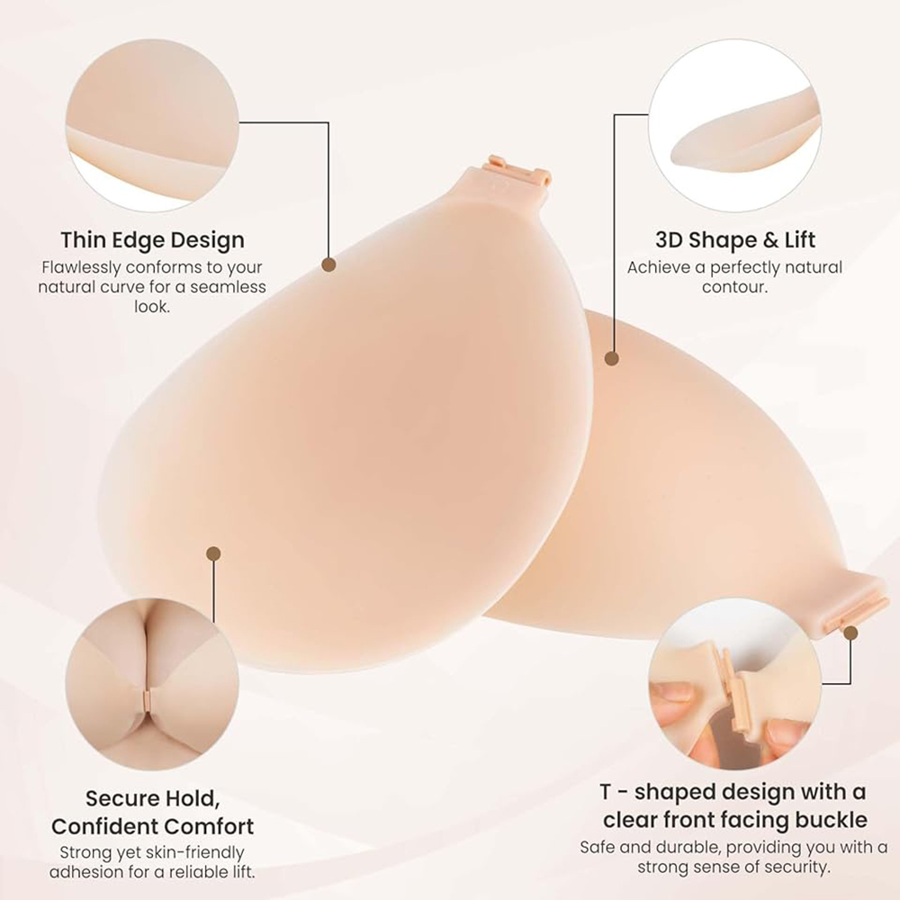 Strapless Push Up Sticky Bra P - огляд і ціна Backless Bra Sticky