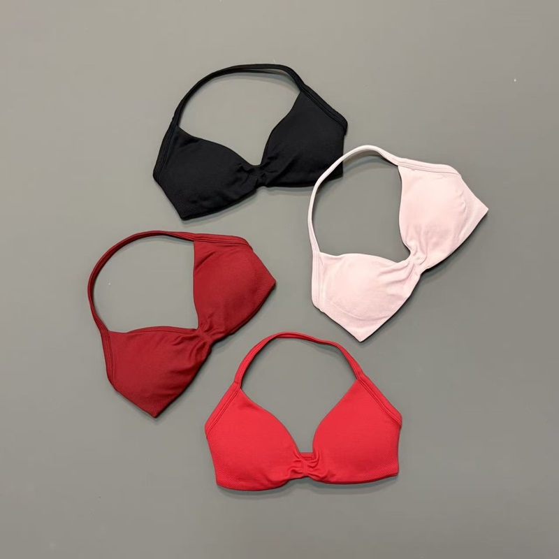 Women Halter Sports Bra V-Neck - огляд і ціна Sports Bra Racerback