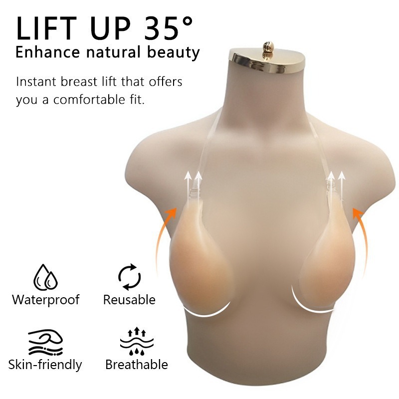 1 Pc Summer Invisible Silicone - огляд і ціна Push Up Bra Silicone