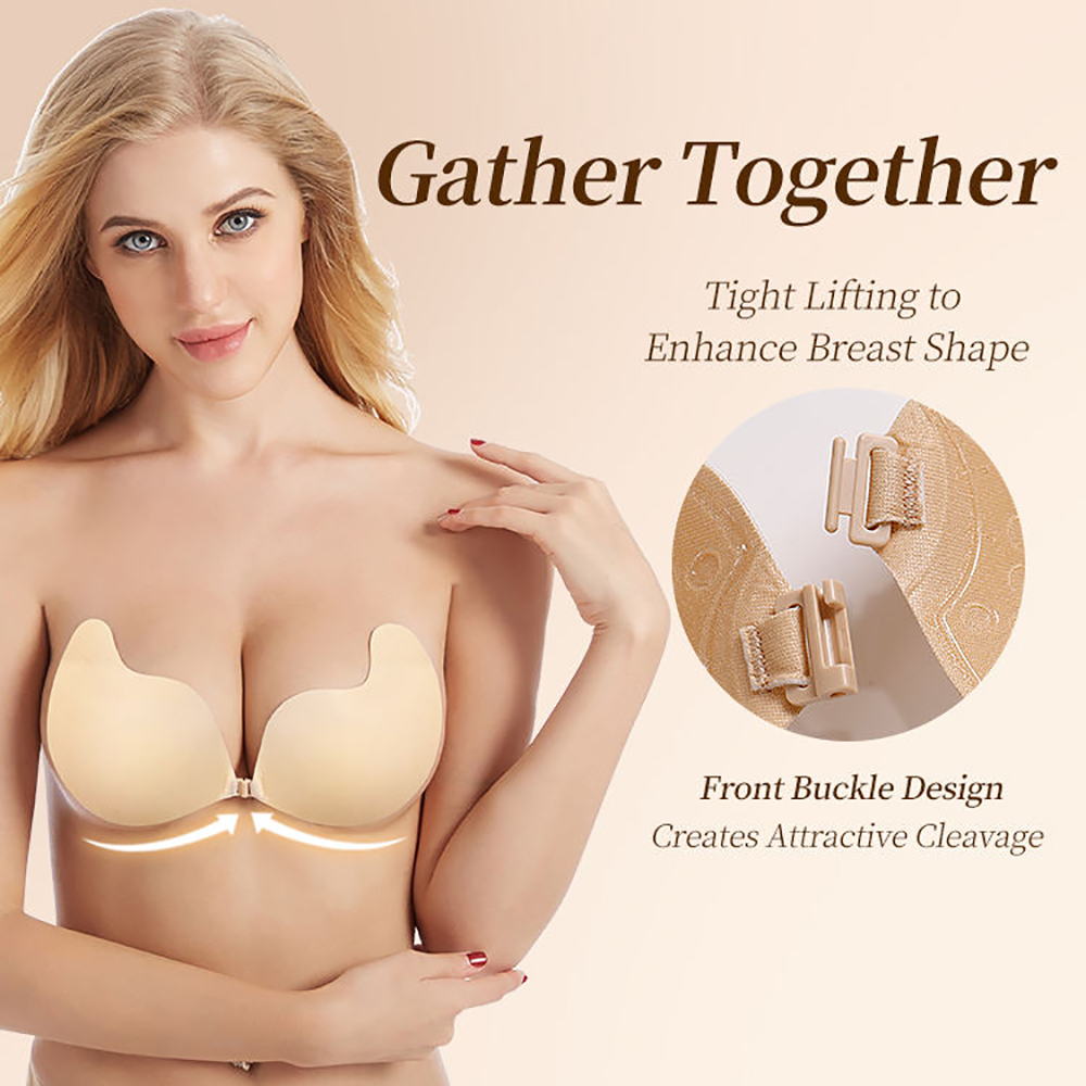 Women's Bras Invisible Push Up - огляд і ціна Backless Bra Sticky