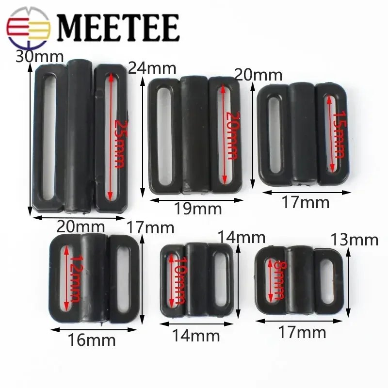 100Sets Meetee 8-25mm Plastic  - огляд і ціна Nursing Bra Clip