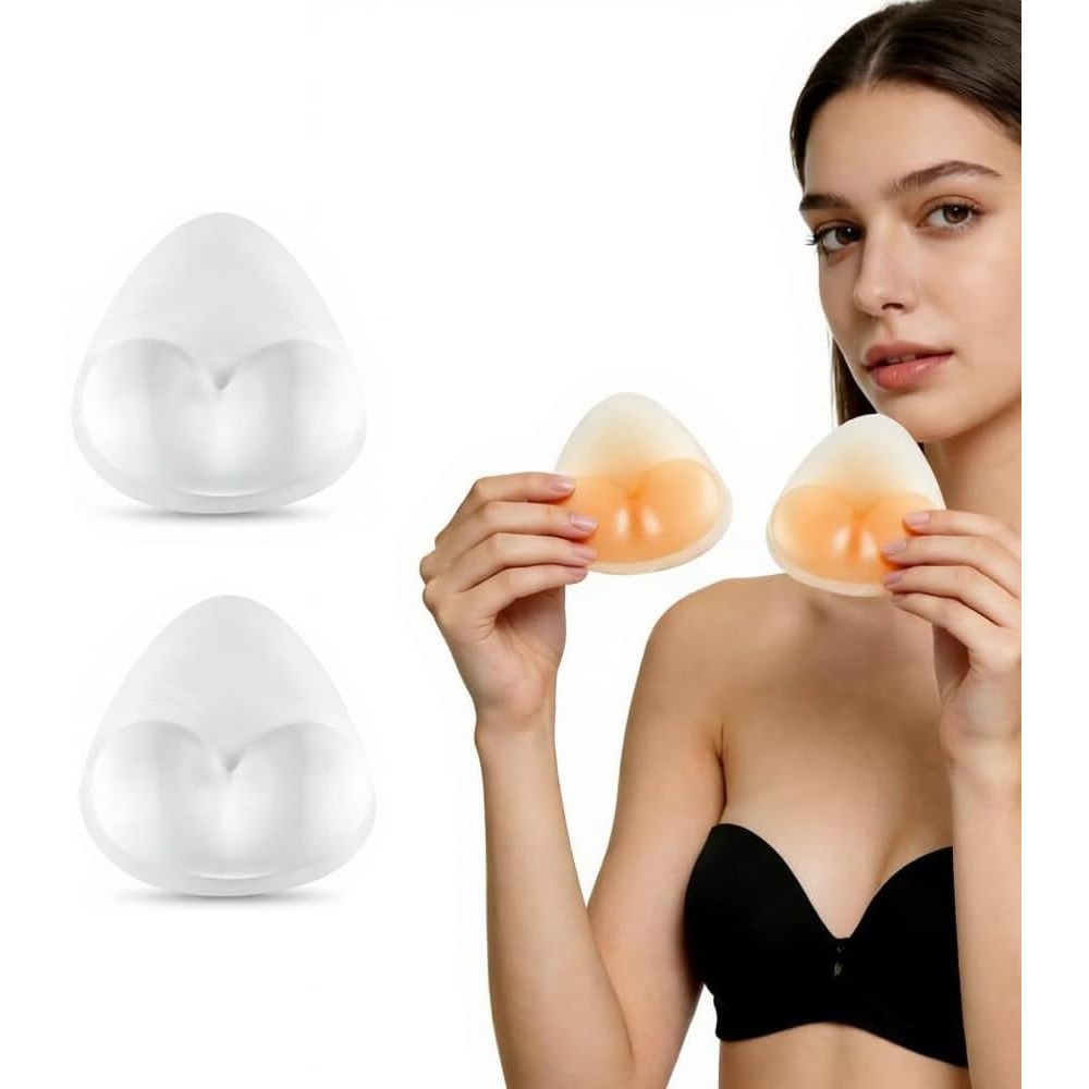 Silicone Bra Inserts, Triangle - огляд і ціна Push Up Bra Silicone