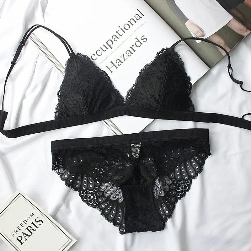 KUCLUTfull lace triangle cup s - огляд і ціна Sleep Bra Bralette