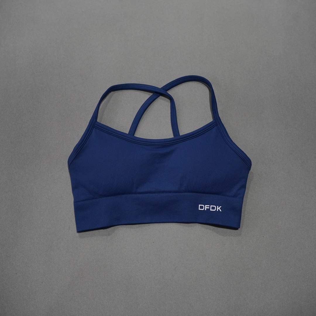 DFDK Ribbed Seamless Cross Bac - огляд і ціна Plunge Bra Push Up