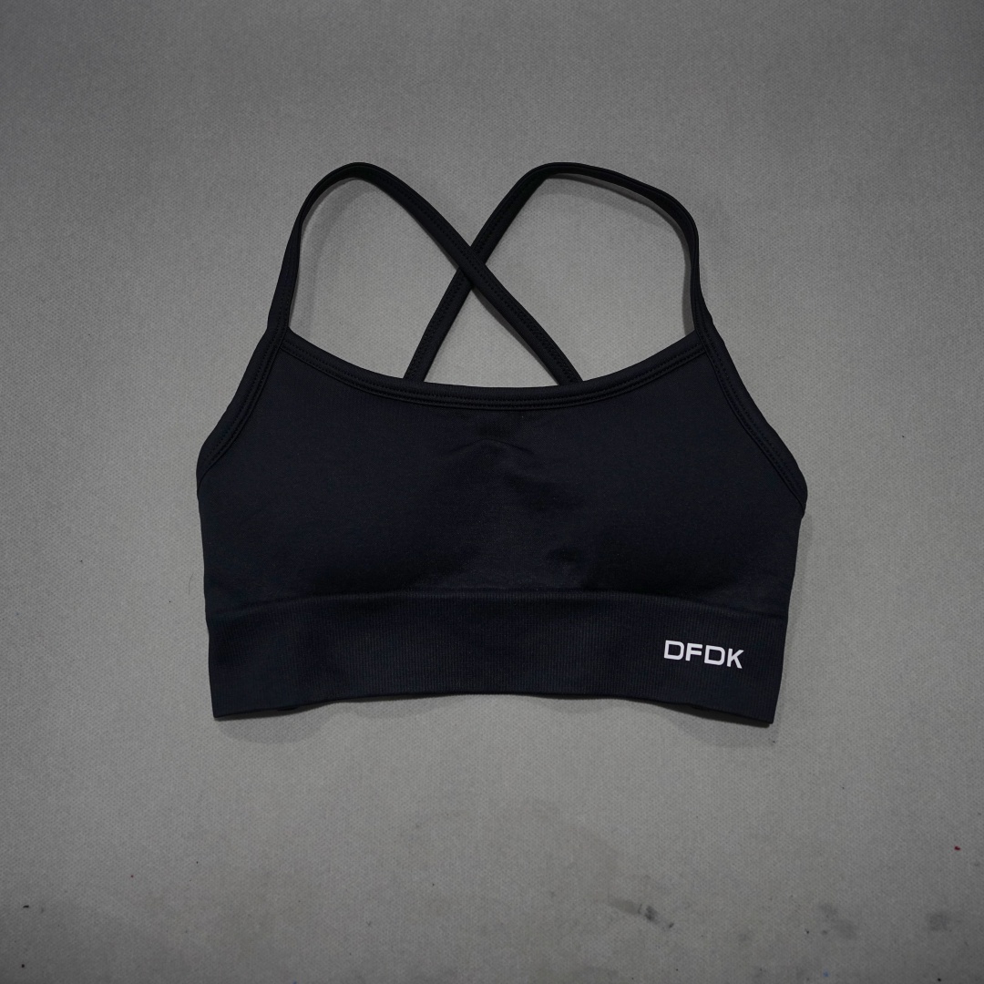 DFDK Ribbed Seamless Cross Bac - огляд і ціна Plunge Bra Push Up
