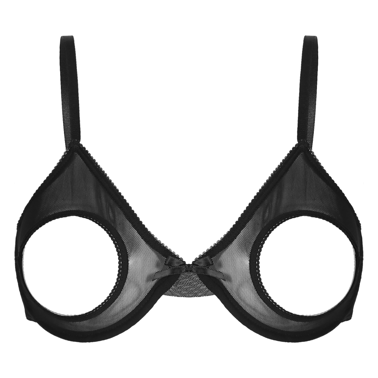 Woman's Lace Underwire Push Up - огляд і ціна Demi Bra Balconette